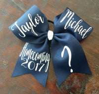 Homecoming/PromPosal Cheer Bow
