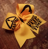 Caution I may "Flip" at Any Time Bow