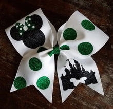 Load image into Gallery viewer, Mouse Cheer Bow with Polka Dots
