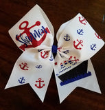 Anchor Cheer Bow