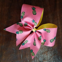 Pineapple Cheer Bow