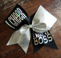 I Cheer/PLAY/Dance Like A Boss Bow