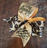 This Beauty is a Beast Cheer Bow