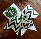 "I Cheer a Latte" Cheet Bow