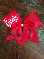 Homecoming/PromPosal Cheer Bow