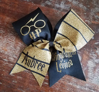 Wizard Cheer Bow with Name