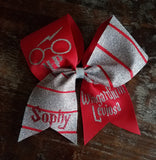 Wizard Cheer Bow with Name