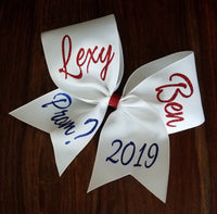 Homecoming/PromPosal Cheer Bow
