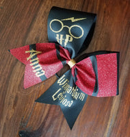 Wizard Cheer Bow with Name