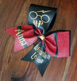 Wizard Cheer Bow with Name
