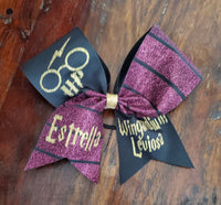 Wizard Cheer Bow with Name