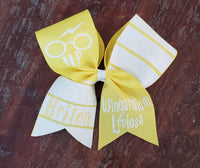 Wizard Cheer Bow with Name