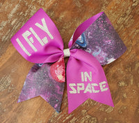 This Base Puts you in space Galaxy Cheer Bow
