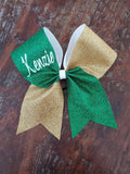 FULL Glitter Cheer Bow/ Dance Bow/Competition Bow with 1 Name.