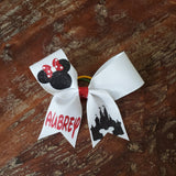 MINI Minnie Cheer Bow with Name