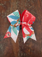 Sloth Cheer Bow/Dance Bow/Softball Bow / Sloth Bow