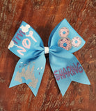 I'm Not Sharing Cheer Bow.