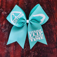 Load image into Gallery viewer, Caution I may "Flip" at Any Time Bow
