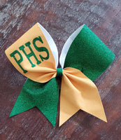FULL Glitter Cheer Bow/ Dance Bow/Competition Bow with 1 Name.
