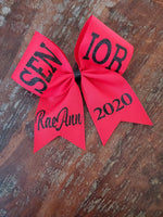Senior Cheer Bow /Senior Softball Bow/Senior Dance Bow