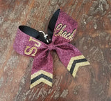 MINI Bow FULL Glitter Key-Chain Bow with 2 Names