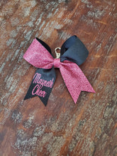 Load image into Gallery viewer, MINI Bow Key-chain with Half Glitter and 1 Name
