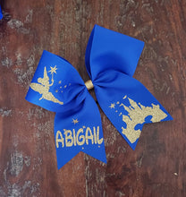 Load image into Gallery viewer, Princess Fairy Cheer Bow with Name
