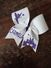 Load image into Gallery viewer, Princess Fairy Cheer Bow with Name
