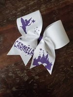 Princess Fairy Cheer Bow with Name