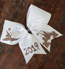 Load image into Gallery viewer, Princess Fairy Cheer Bow with Name
