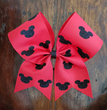 Mickey Head Cheer Bow