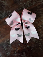 Mickey Head Cheer Bow