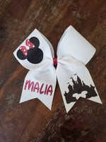 Minnie Cheer Bow with 1 Name