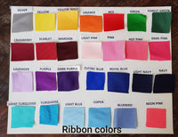 Custom Chevron Tail Cheer Bow/Softball Bow/Dance Bow with 2 names.